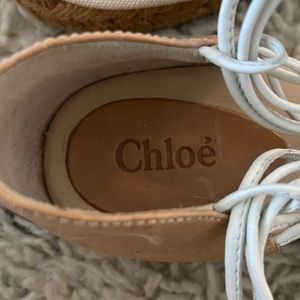 Chloe wrap around espadrilles
